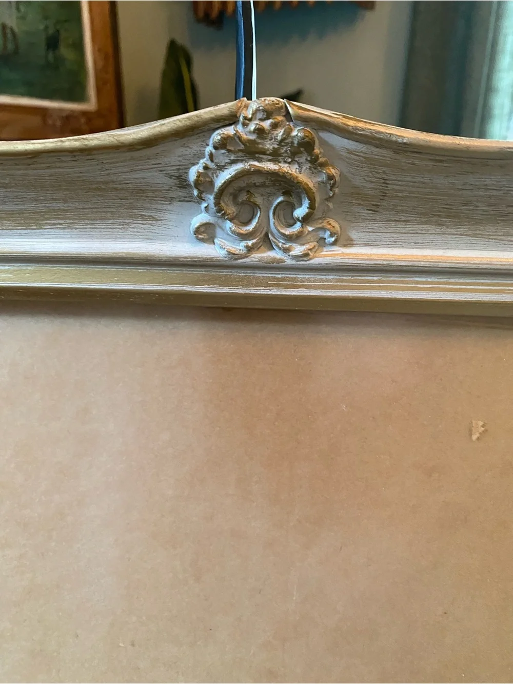 Vintage Hollywood Regency Picture Frame – Ornate Rococo Gold Gesso